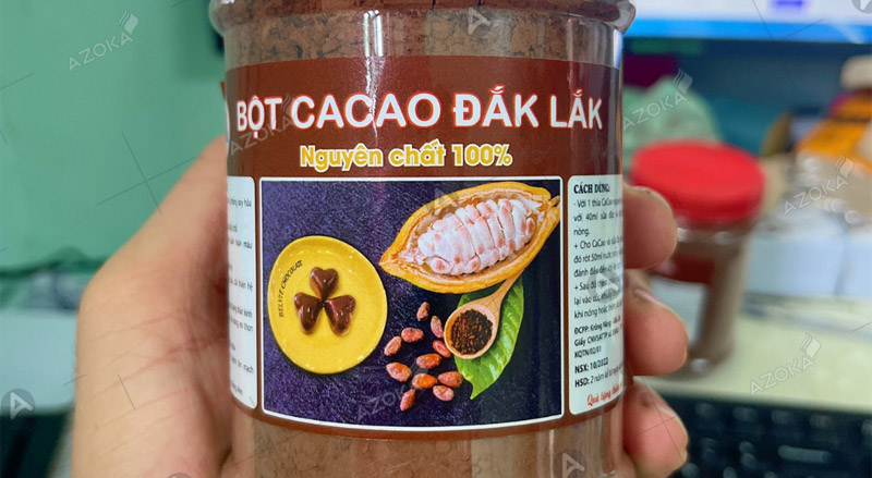  Mẫu tem nhãn dán bột cacao Đaklak