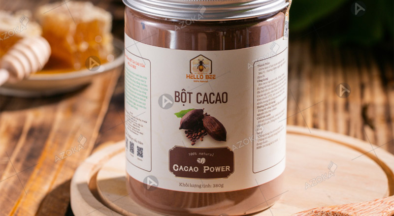  Mẫu tem nhãn dán bột cacao đẹp