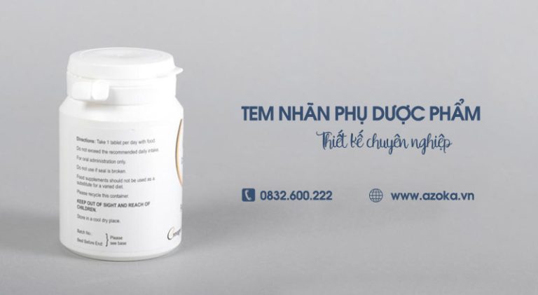Top 22+ mẫu tem nhãn phụ dược phẩm, thực phẩm chức năng