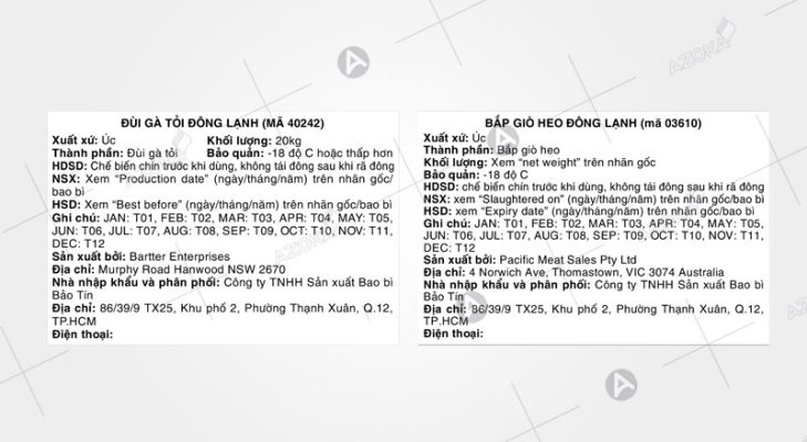 Tổng hợp 20+ mẫu tem nhãn phụ thực phẩm chuyên nghiệp