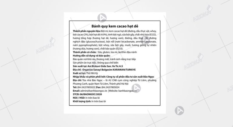 Tổng hợp 20+ mẫu tem nhãn phụ thực phẩm chuyên nghiệp