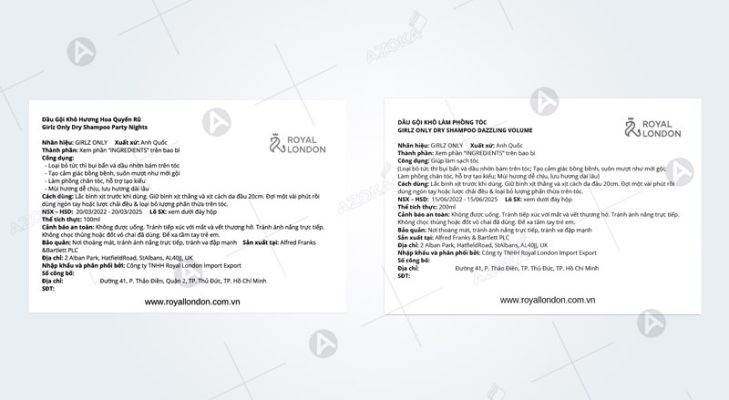 Tổng hợp 15+ mẫu tem nhãn phụ dầu gội chuyên nghiệp