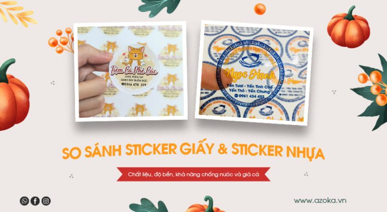 Sticker là gì? Cấu tạo và các loại sticker dán thông dụng