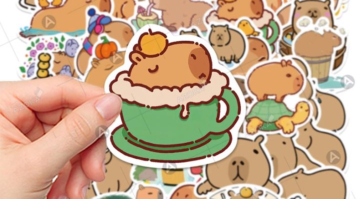 Tổng hợp 33+ mẫu sticker Capybara đáng yêu nhất 2026