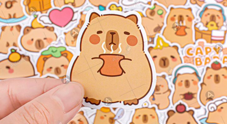 Tổng hợp 33+ mẫu sticker Capybara đáng yêu nhất 2026