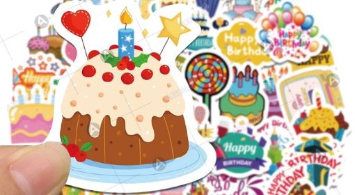 Top 20+ mẫu sticker sinh nhật sáng tạo, độc đáo cho tiệc