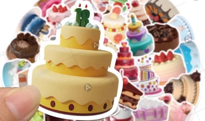 Top 20+ mẫu sticker sinh nhật sáng tạo, độc đáo cho tiệc