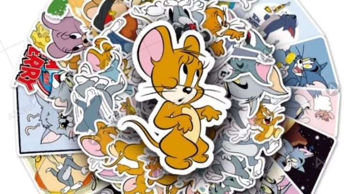 Khám phá bộ sưu tập mẫu sticker Tom and Jerry hài hước