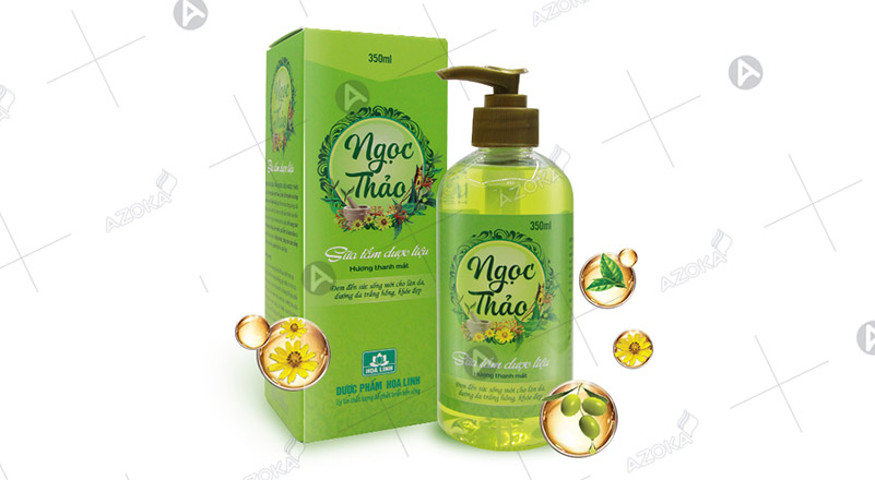 Mẫu hộp giấy đựng sữa tắm