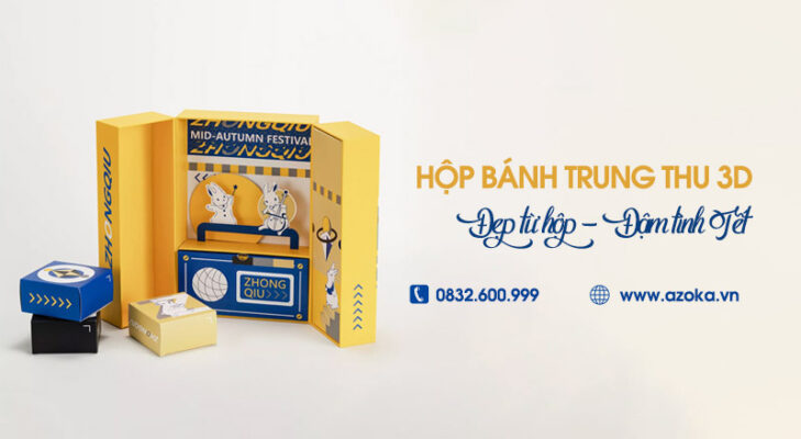 Tổng hợp mẫu hộp bánh trung thu 3D sang trọng, cao cấp