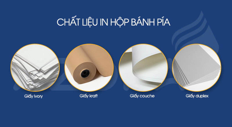 Chất liệu in hộp giấy đựng bánh pía -  nên sử dụng loại nào?