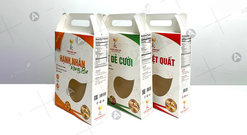 Hộp có quai xách đựng hạnh nhân