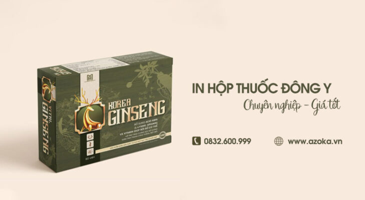 Xưởng in hộp đựng thuốc Đông y thiết kế theo yêu cầu