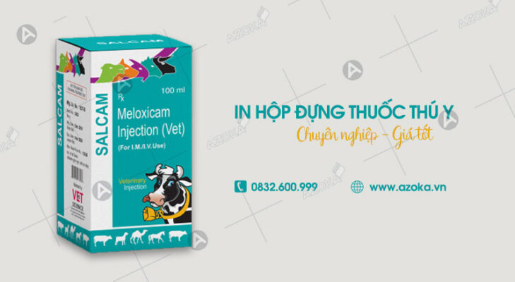 Xưởng in hộp đựng thuốc thú y theo yêu cầu, giá tốt