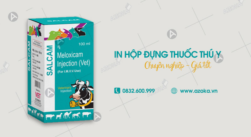 Xưởng in hộp đựng thuốc thú y theo yêu cầu, giá tốt