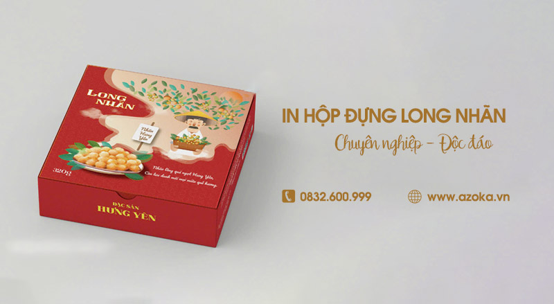 Xưởng in hộp giấy đựng long nhãn thiết kế theo yêu cầu