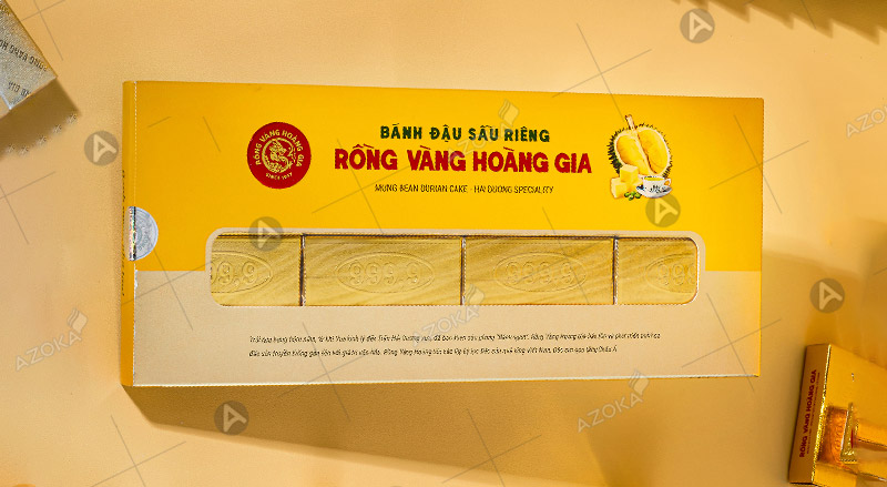 Hộp có cửa sổ đựng bánh đậu xanh