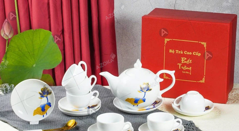 Một số lưu ý khi thiết kế in hộp đựng bộ ấm chén