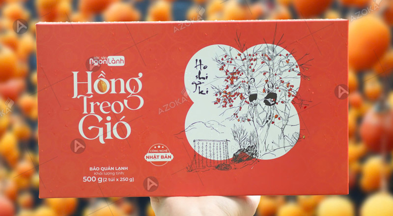 Mẫu hộp giấy đựng trái cây sấy