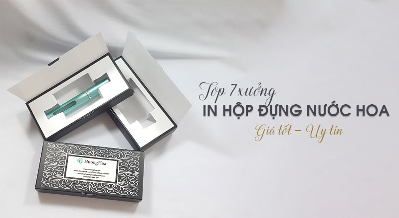 Top 7 xưởng in hộp đựng nước hoa tại Hà Nội