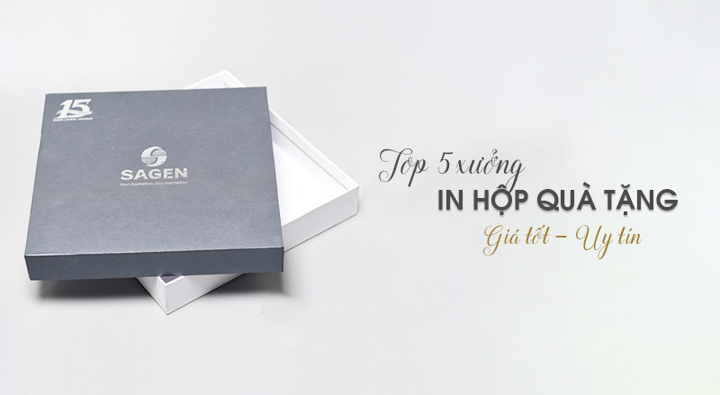 Top 5 xưởng in hộp giấy đựng quà tặng tại Hà Nội