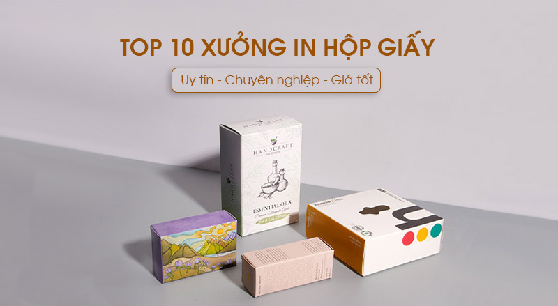 Top 10 xưởng in hộp giấy uy tín, giá tốt nhất tại Hà Nội
