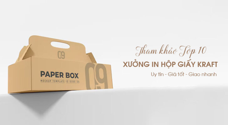 Top 10 xưởng in hộp giấy kraft uy tín, giá tốt tại Hà Nội