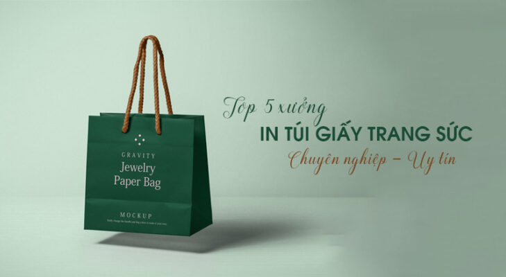Top 5 xưởng in túi giấy đựng trang sức uy tín tại Hà Nội