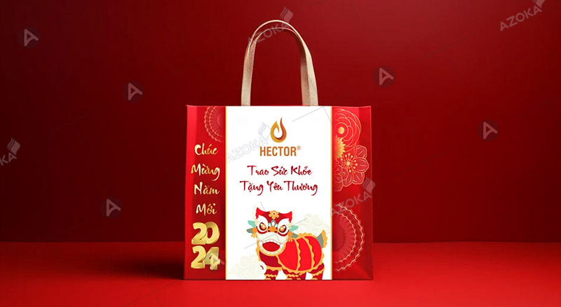 Lý do nên chọn xưởng uy tín in túi giấy đựng quà Tết?