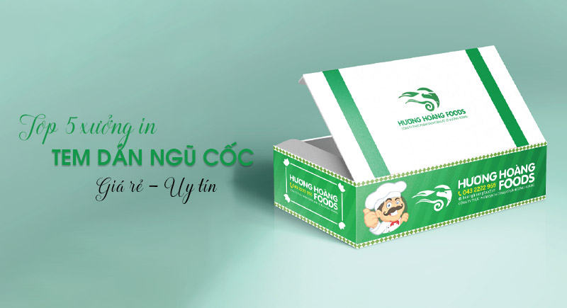 Top 5 xưởng in hộp giấy đựng thức ăn nhanh tại Hà Nội