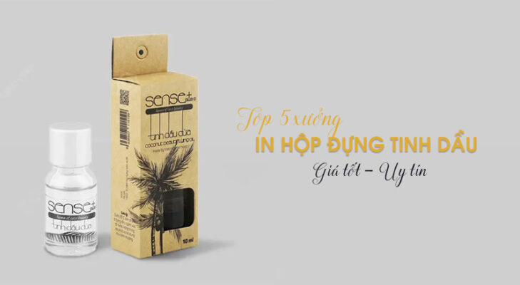 Top 5 xưởng in hộp giấy đựng tinh dầu tại Hà Nội