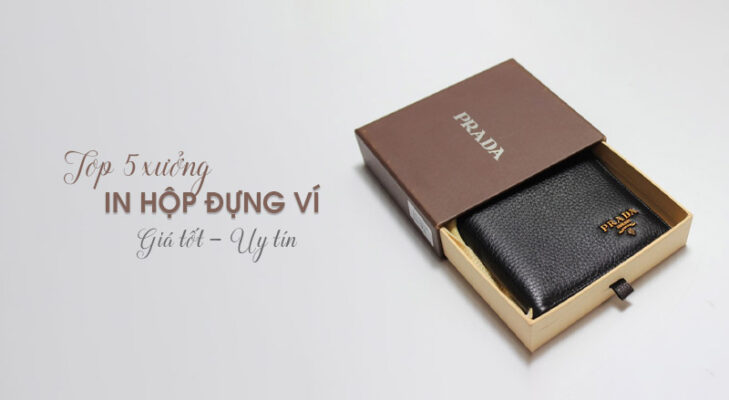 Top 5 xưởng in hộp giấy đựng ví tại Hà Nội