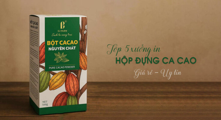 Top 5 xưởng in hộp giấy đựng bột cacao tại Hà Nội