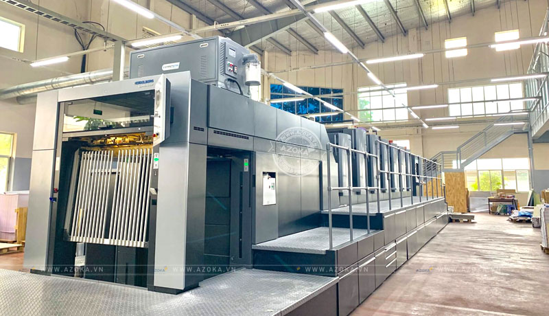 Thiết bị in tại Azoka được đánh giá hiện đại và tiên tiến bậc nhất hiện nay