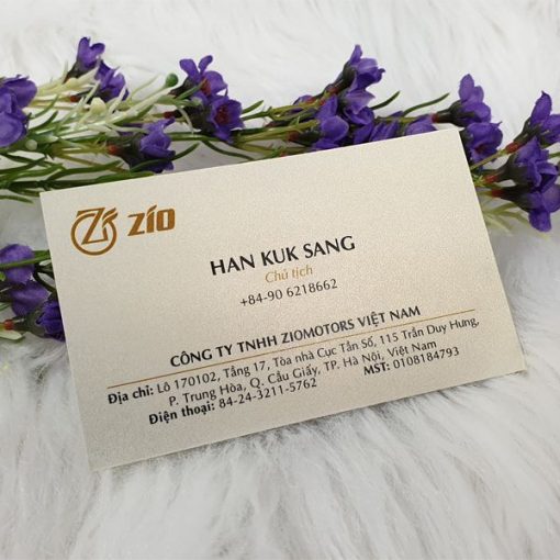 In card visit