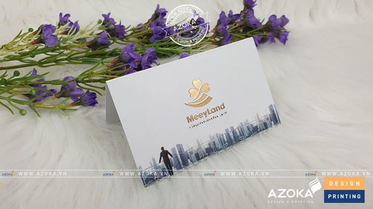 In card visit công ty Meeyland