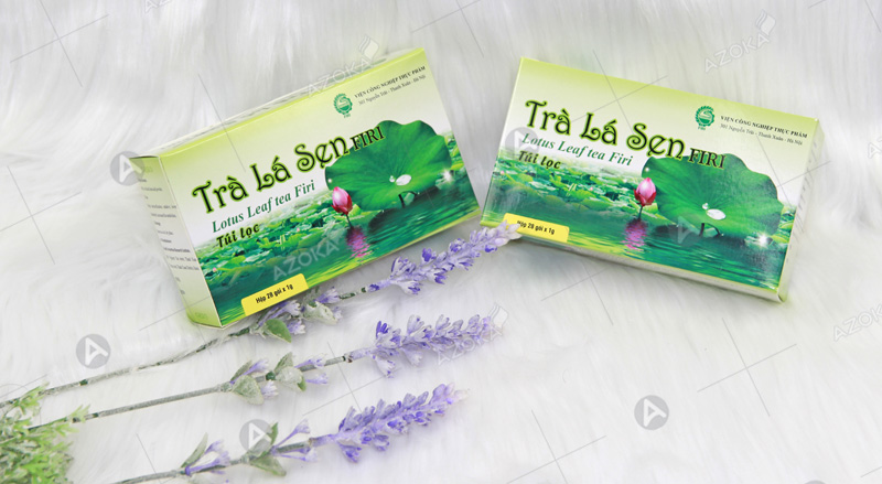 Mẫu hộp giấy trà lá sen