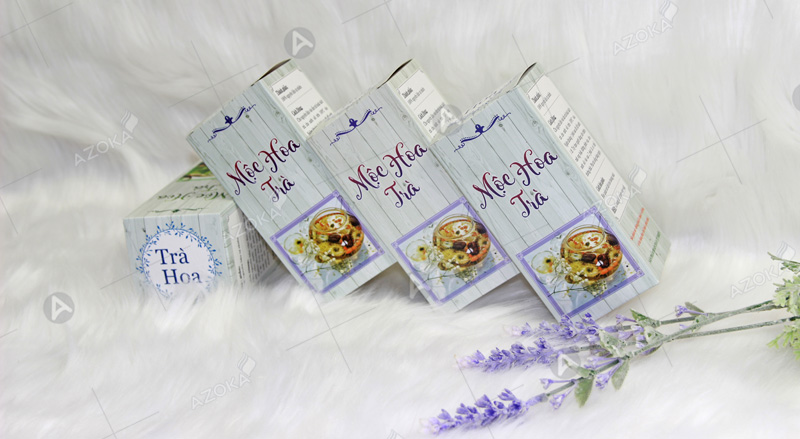 In hộp giấy đựng trà thương hiệu Trà Hoa Mộc với giá rẻ tại Hà Nội