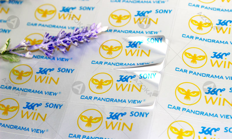Tem decal xi bạc của Win360 do Azoka thực hiện