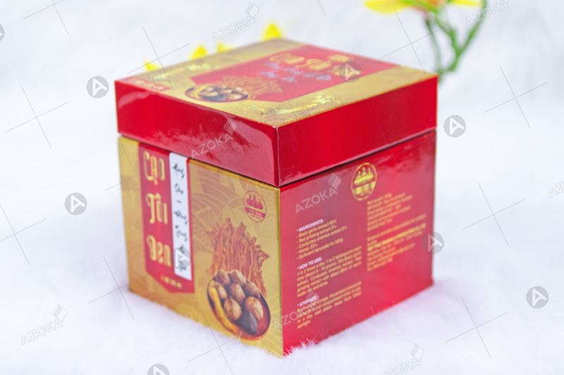 Mẫu hộp cứng âm dương cao tỏi đen Việt Thái