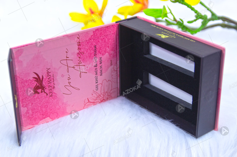 Mẫu thiết kế hộp cứng cao cấp thương hiệu Keep Happy