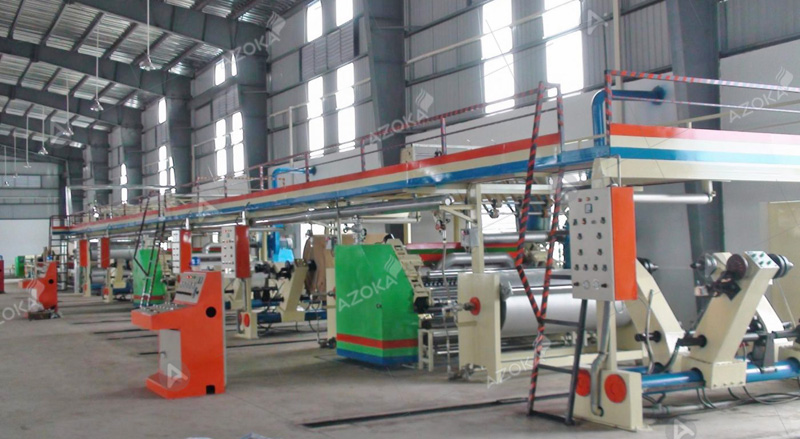 Day chuyền sản xuất thùng carton tại Azoka