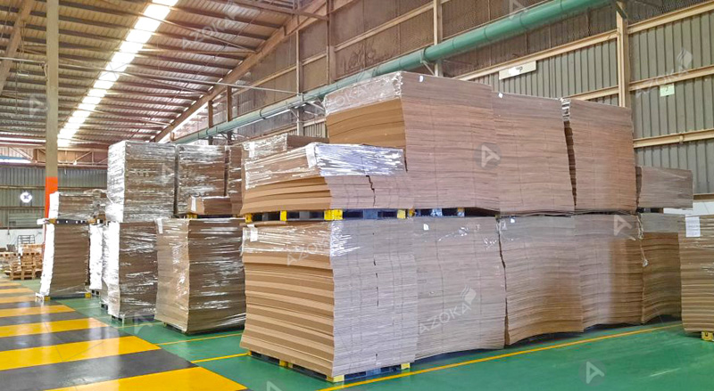 Azoka là xưởng làm hộp carton nhập khẩu nguyên liệu trực tiếp. Do đó, Azoka luôn có khả năng hoàn thiện sản phẩm một cách nhanh chóng