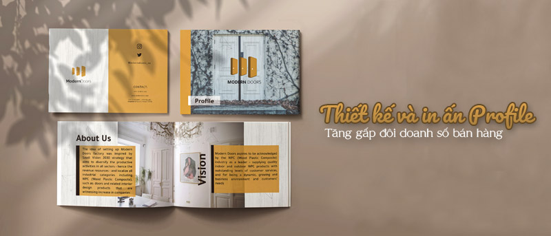 In profile chuyên nghiệp với chất lượng cao, tính thẩm mỹ và hiệu quả nhất