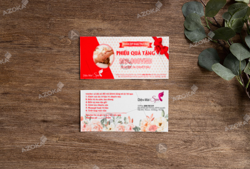 In phiếu quà tặng giá rẻ lấy ngay