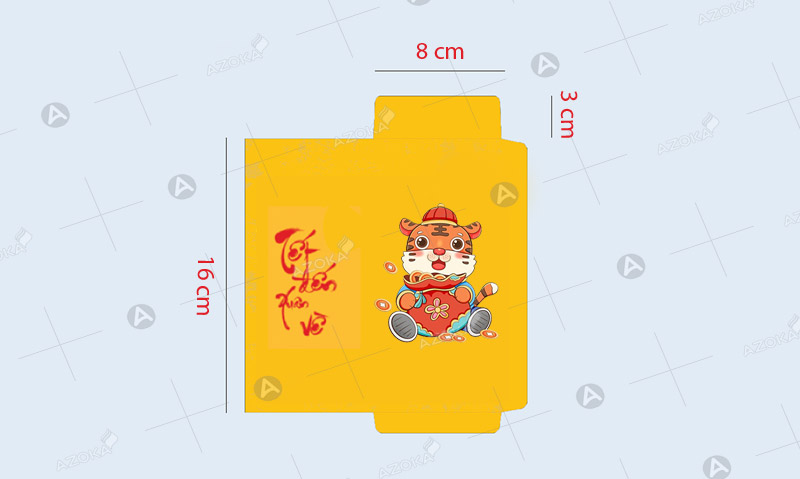 Kích thước bao lì xì chuẩn 