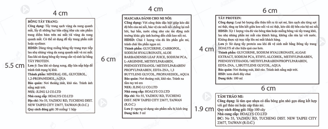 Thiết kế kích thước chuẩn Decal giấy - Cán bóng