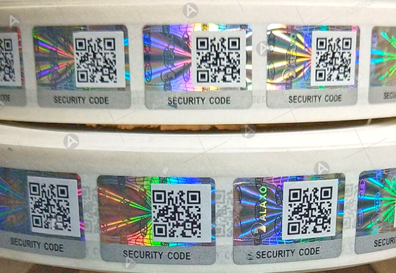 Mẫu mã hóa QR Code Alaxo dạng cuộn