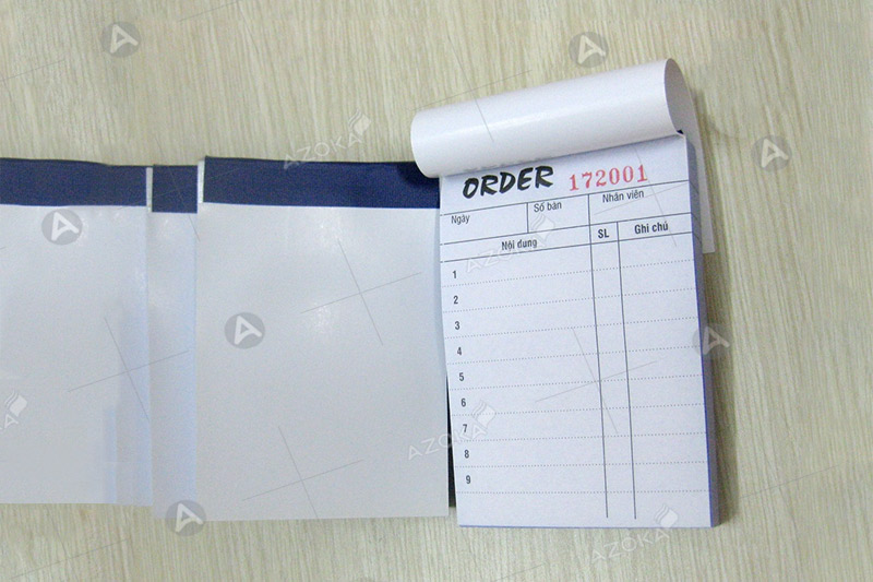 Mẫu order 1 liên đẹp, khoa học, chất lượng tốt
