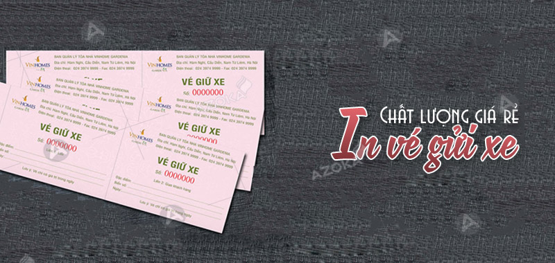In vé xe chất lượng giá rẻ tại Azoka